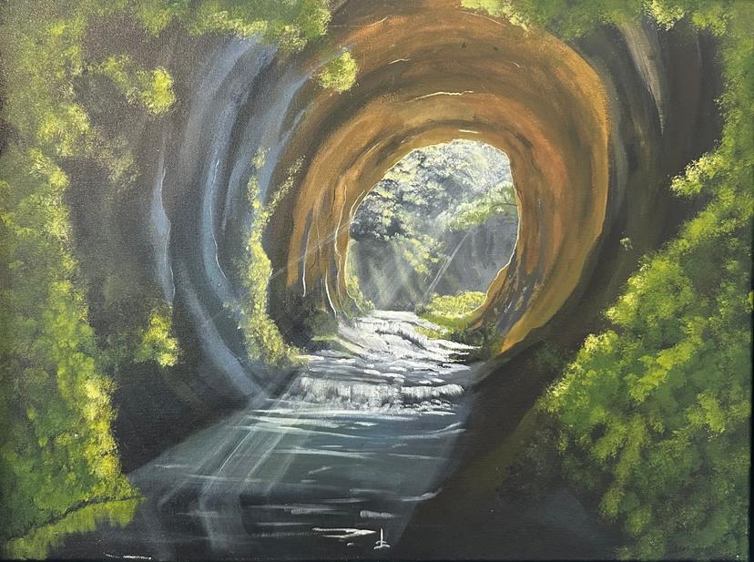 Painting of a cave